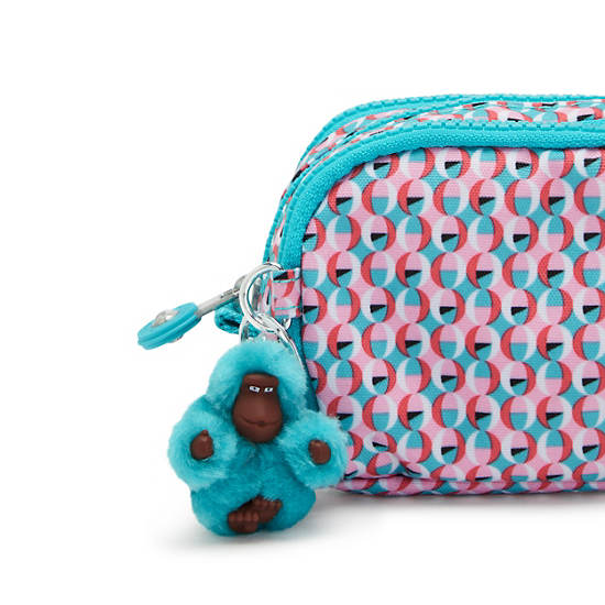 Kipling Gitroy Classic Printed Pencil Case Taske Lyserød | DK 1900CT